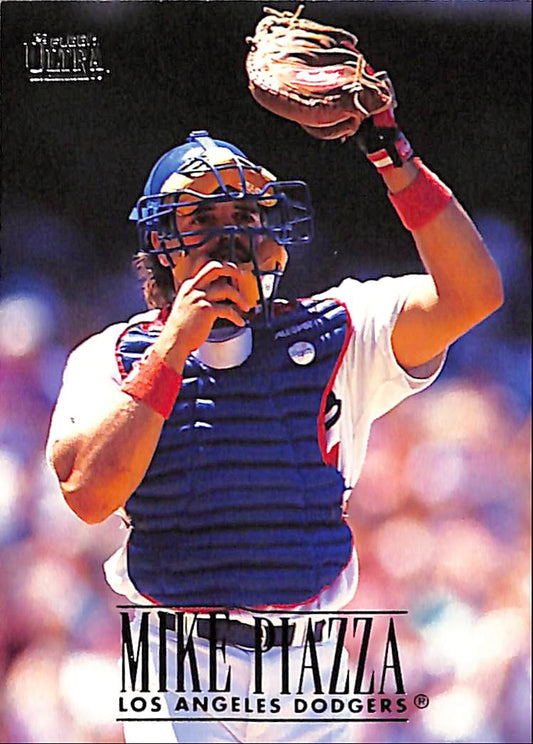 FIINR Baseball Card 1995 Fleer Mike Piazza MLB Baseball Card #224 - Mint Condition