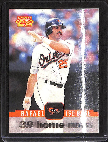 FIINR Baseball Card 1996 Pinnacle Hologram Rafael Palmeiro MLB Baseball Card #29 - Mint Condition