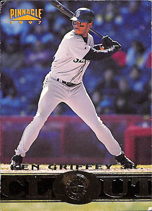FIINR Baseball Card 1997 Pinnacle Ken Griffey Jr. MLB Baseball Card #193