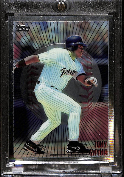 FIINR Baseball Card 1998 Topps Mystery Finest Hologram Tony Gwynn Baseball Card #M9 - Rare - Mint Condition