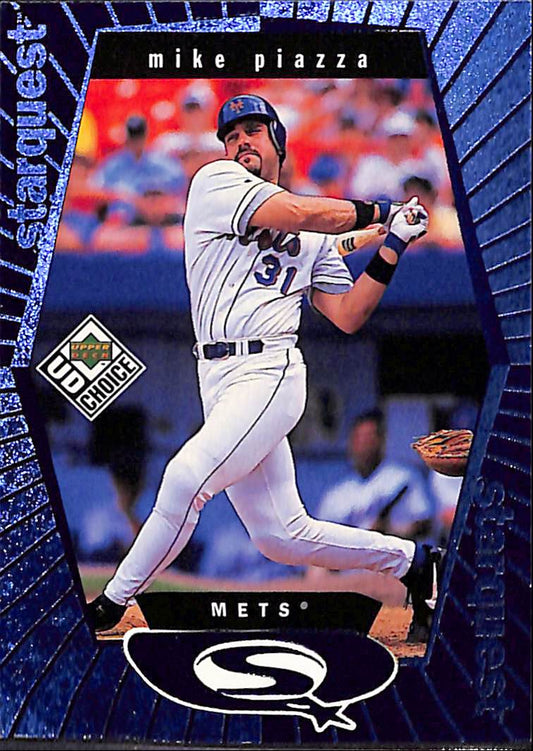FIINR Baseball Card 1999 Upper Deck Mike Piazza MLB Baseball Card #SQ6 - Mint Condition