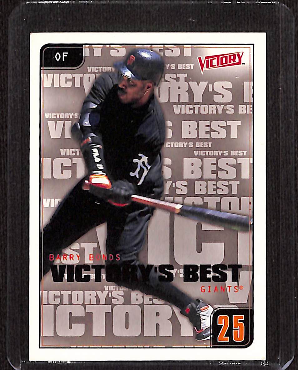 FIINR Baseball Card 2001 Upper Deck Victory Best Barry Bonds Baseball Card #625 - Mint Condition