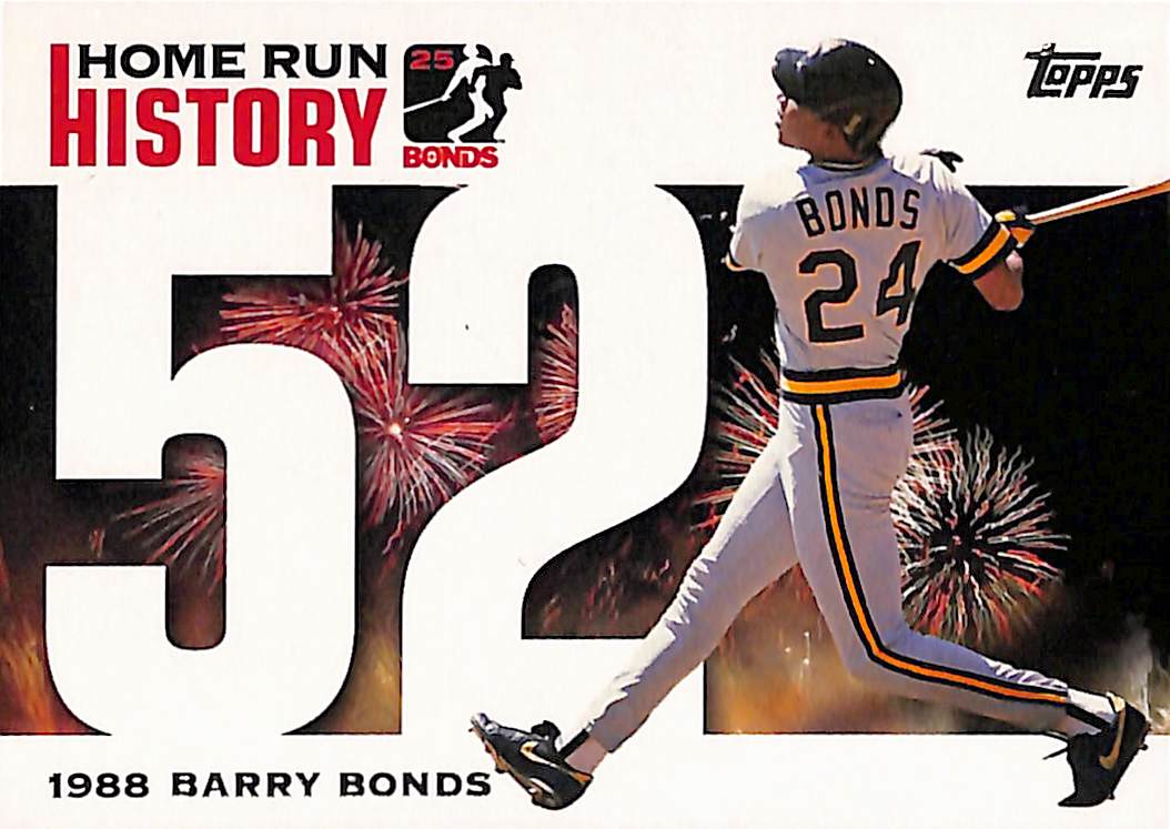 FIINR Baseball Card 2005 Topps Home Run History Barry Bonds Baseball Cards - Set of Six Cards - Mint Condition