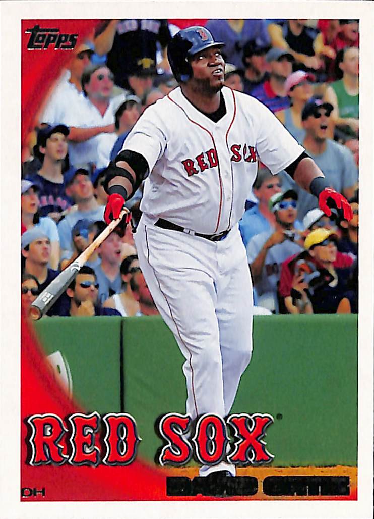 FIINR Baseball Card 2010 Topps David Ortiz "Big Papi" Boston Red Sox MLB Baseball Card #369 - Mint Condition