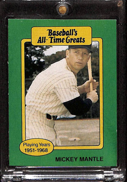 FIINR Baseball Card Mickey Mantle All Time Greats Baseball Player Card - Mint Condition