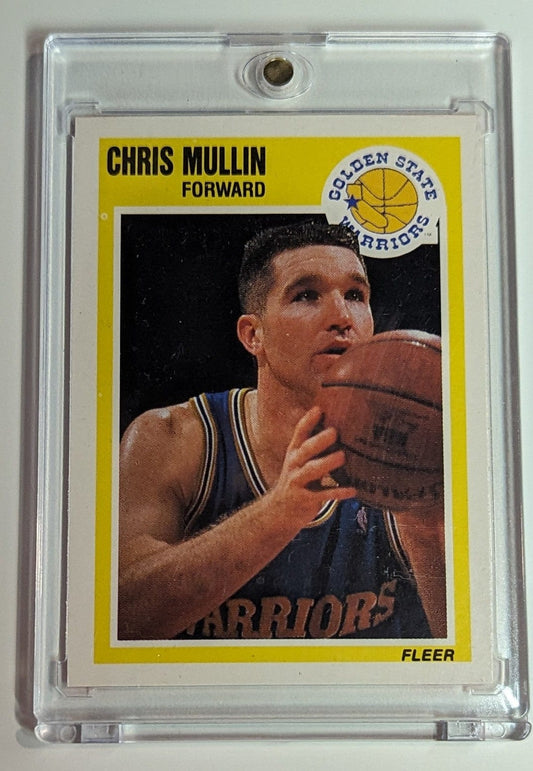 FIINR BasketBall Card 1989 Fleer Chris Mullin Basketball Card #55
