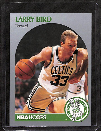 FIINR BasketBall Card 1990 NBA Hoops Larry Bird NBA Basketball Player Card #39 - Mint Condition