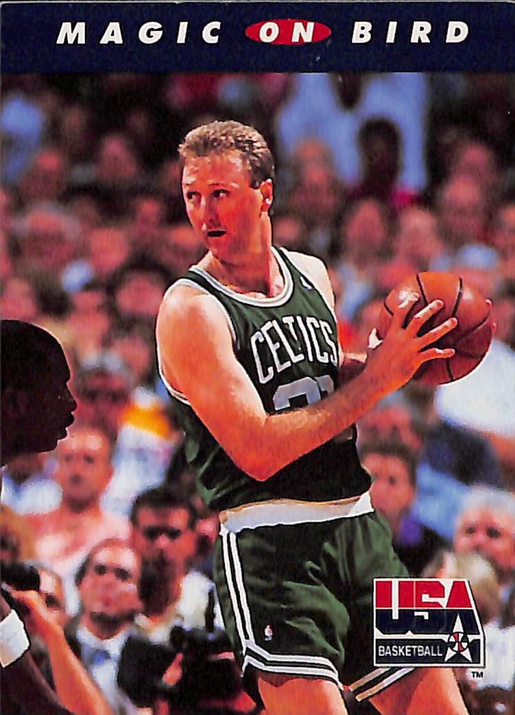 FIINR BasketBall Card 1992 Skybox Larry Bird NBA Basketball Player Card #102 - Mint Condition