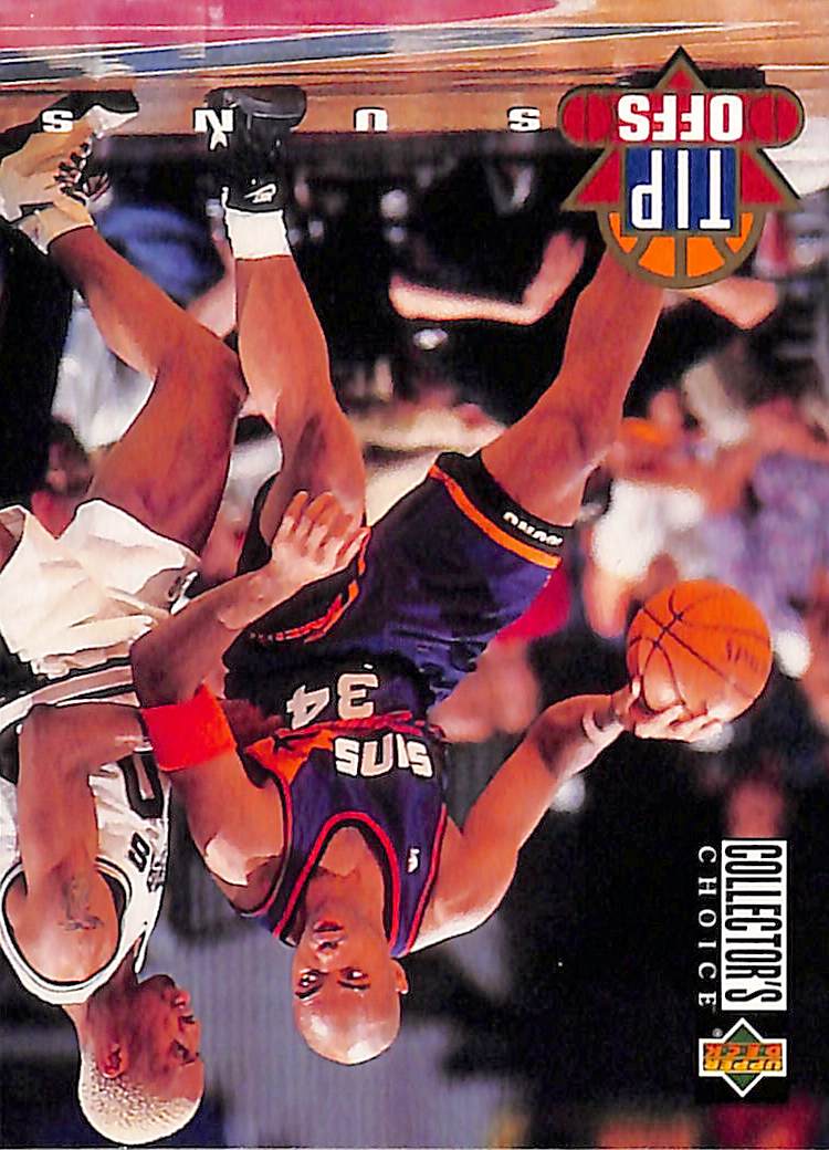 FIINR BasketBall Card 1994 Upper Deck Charles Barkley and Dennis Rodman NBA Basketball Card #186 - Mint Condition