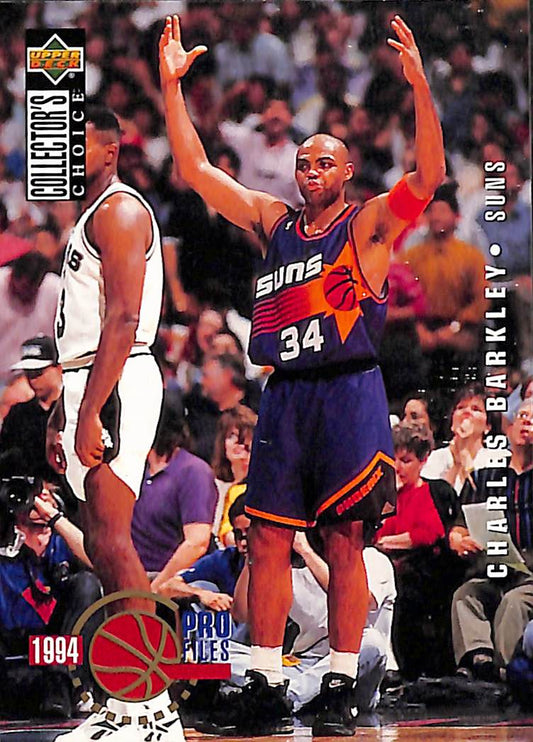 FIINR BasketBall Card 1994 Upper Deck Charles Barkley Collectors Choice NBA Basketball Card #199 - Mint Condition