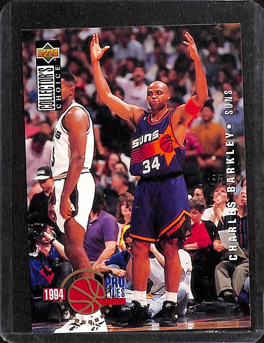 FIINR BasketBall Card 1994 Upper Deck Charles Barkley Collectors Choice NBA Basketball Card #199 - Mint Condition