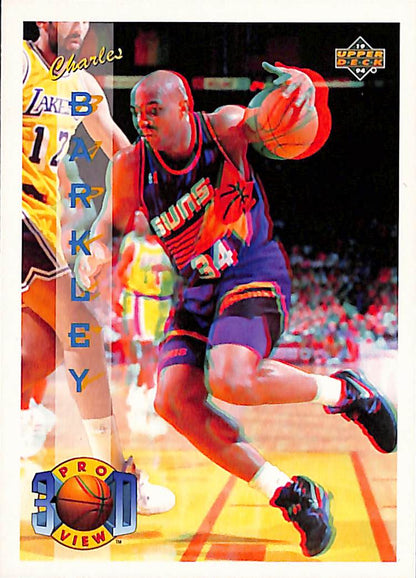 FIINR BasketBall Card 1994 Upper Deck Charles Barkley Pro View NBA Basketball Card #54 - Mint Condition