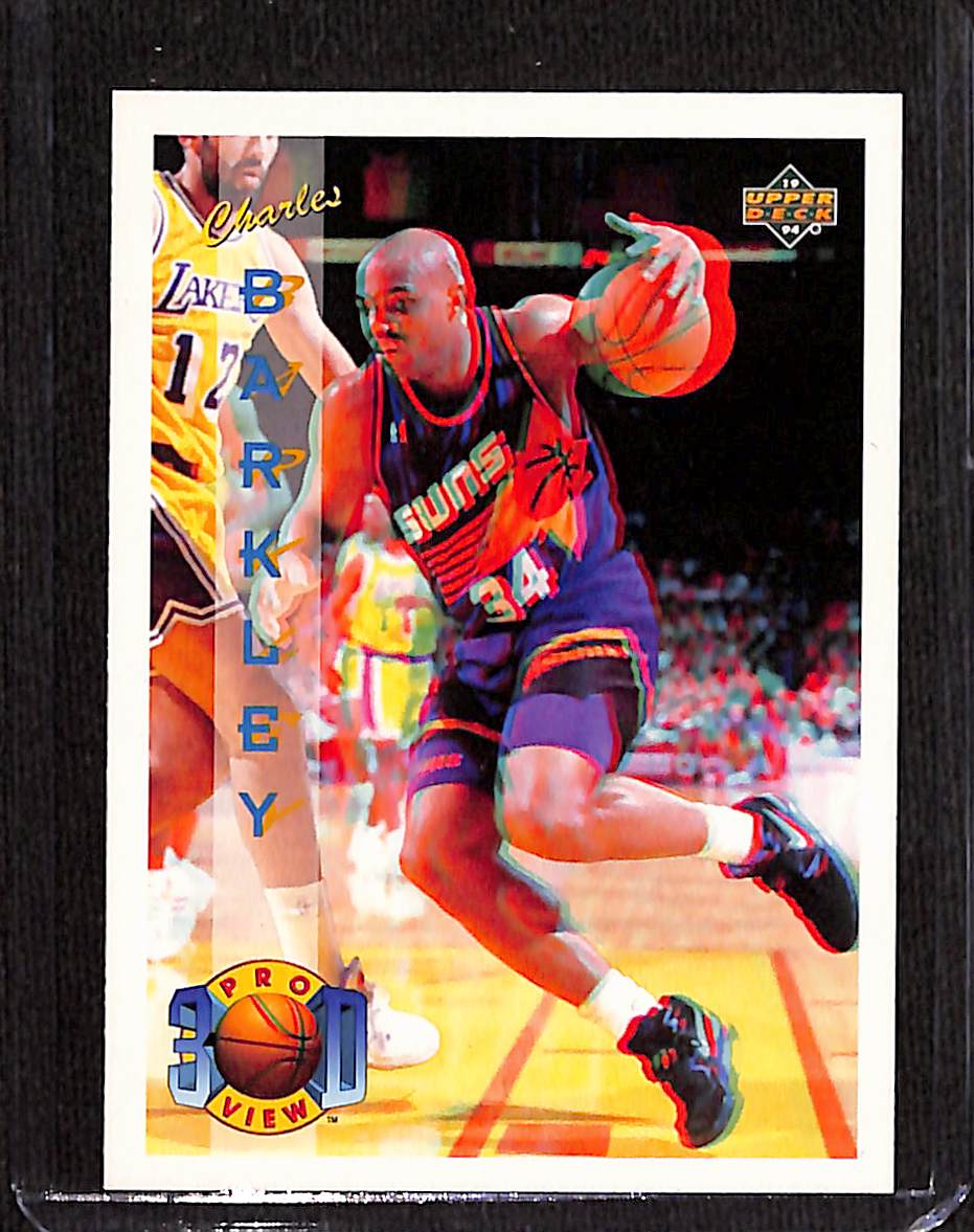 FIINR BasketBall Card 1994 Upper Deck Charles Barkley Pro View NBA Basketball Card #54 - Mint Condition