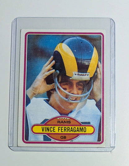 FIINR Football Card 1980 Topps Vince Ferragamo Football Card #239 - Mint Condition