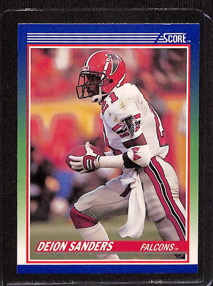 FIINR Football Card 1990 Score Deion Sanders NFL Football Card #95 - Mint Condition