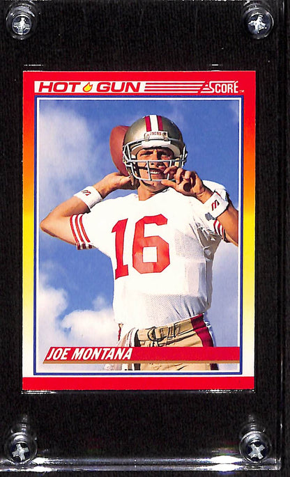 FIINR Football Card 1990 Score Joe Montana Hot Gun Football Card #311 - Mint Condition