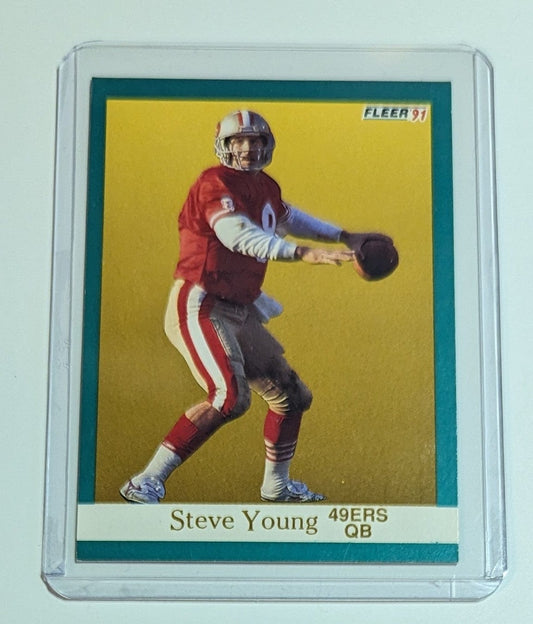 FIINR Football Card 1991 Fleer Steve Young Football Card #367 - Mint Condition
