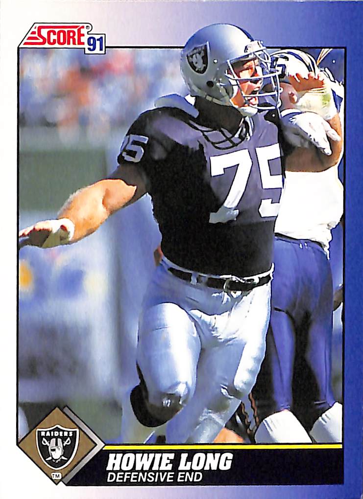 1991 Score Howie Long NFL Football Card #75 - Mint Condition – FIINR ...