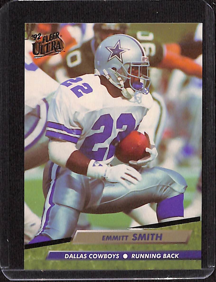 FIINR Football Card 1992 Fleer Ultra Emmitt Smith NFL Football Card #88 - Mint Condition