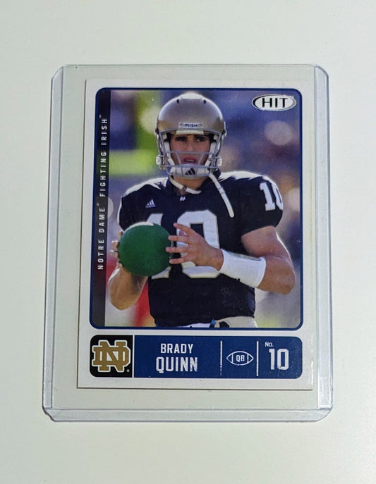 FIINR Football Card 2007 Brady Quinn Football Card #10 Notre Dame - Mint Condition