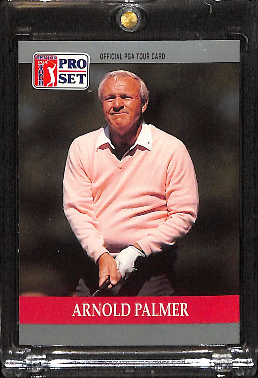 FIINR Golf Card 1990 PGA Pro Set Arnold Palmer Professional Golf Collector Card #80 - Mint Condition