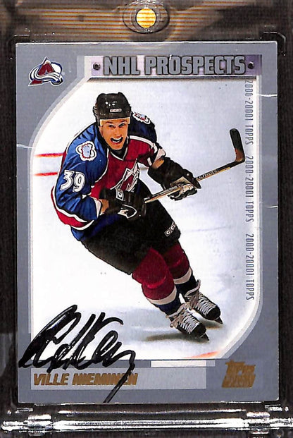 FIINR Hockey Card 2000 Topps Ville Nieminen Signed NHL Hockey Rookie Card #287 - Signed - Rookie Card - Mint Condition