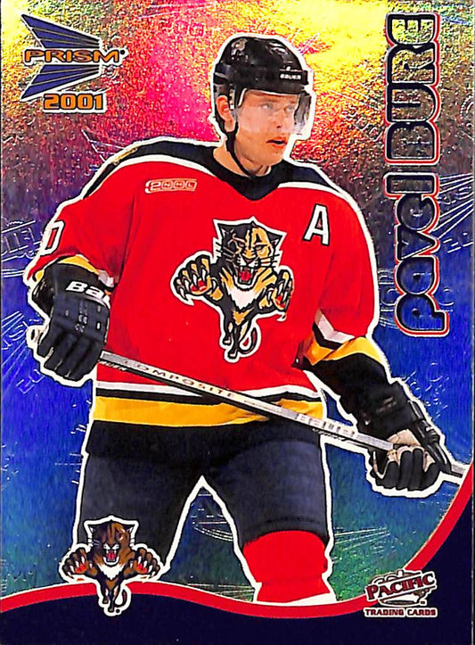 FIINR Hockey Card 2001 Prism Pavel Bure Hockey NHL Card #17 - Mint Condition