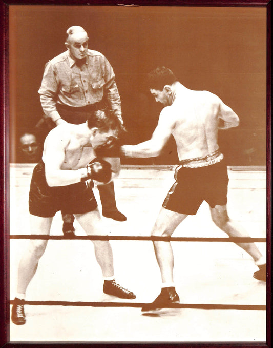 FIINR Other Sports Memorabilia 1935 Photograph of James Braddock Vs. Max Baer For The Heavyweight Championship - Known as The Cinderella Story
