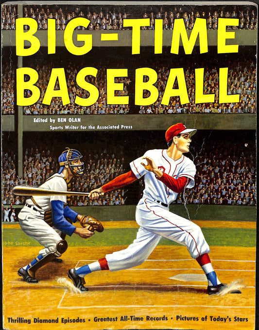 FIINR Other Sports Memorabilia 1960 Big Time Vintage Baseball Book - Edited By Ben Olan Sports Writer for The Associated Press