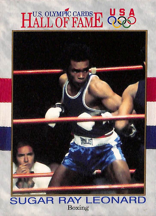 FIINR US Olympic Cards 1991 Sugar Ray Leonard US Olympic Trading Card #29 - Mint Condition