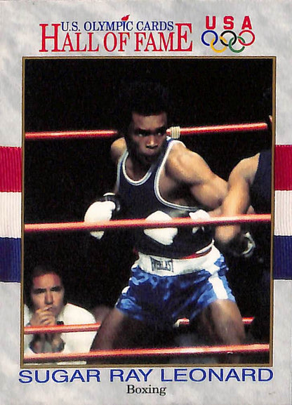 FIINR US Olympic Cards 1991 Sugar Ray Leonard US Olympic Trading Card #29 - Mint Condition